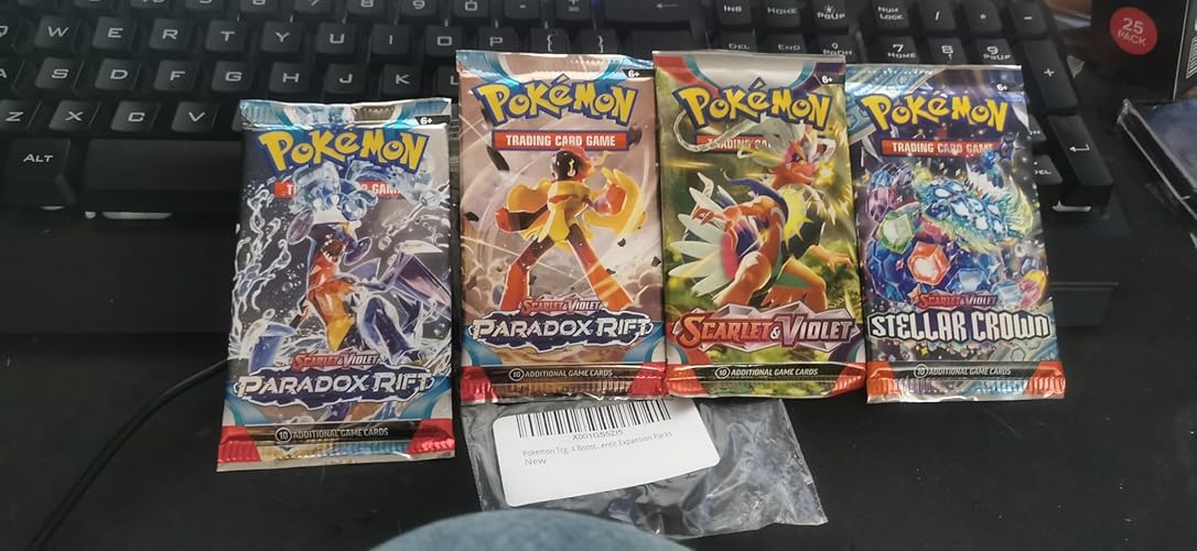 Pokémon TCG: 4 Booster Packs – 40 Cards Total| Value Pack Includes 4  Blister Packs of Random Cards