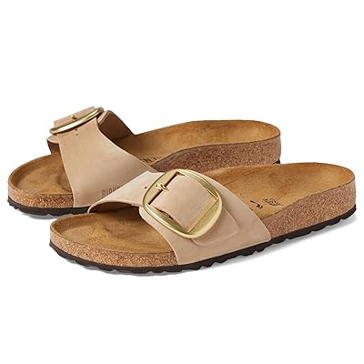 Birkenstock Madrid Big Buckle Nubuck Leather Women