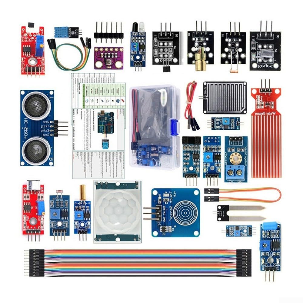 Kit modulo sensore 22 in 1 con tutorial per Arduino per Raspberry Pi dotato di sensori testati per principianti di elettronica