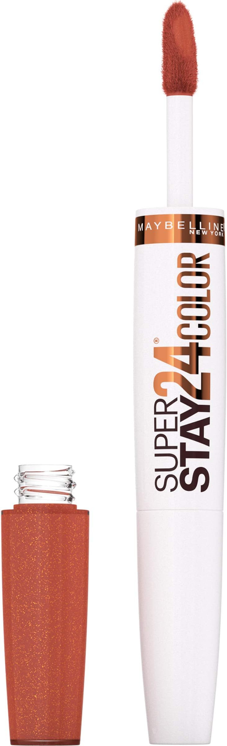 Maybelline SuperStay 24, 2-Step Liquid Lipstick, Coffee Edition, Hushed Hazelnut