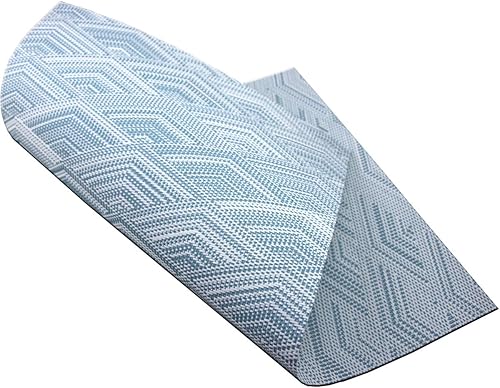 Miniatura 3 de Druable - Juego de 6 manteles individuales de plástico, resistentes al calor, antideslizantes, de vinilo, lavables, fáciles de limpiar, manteles