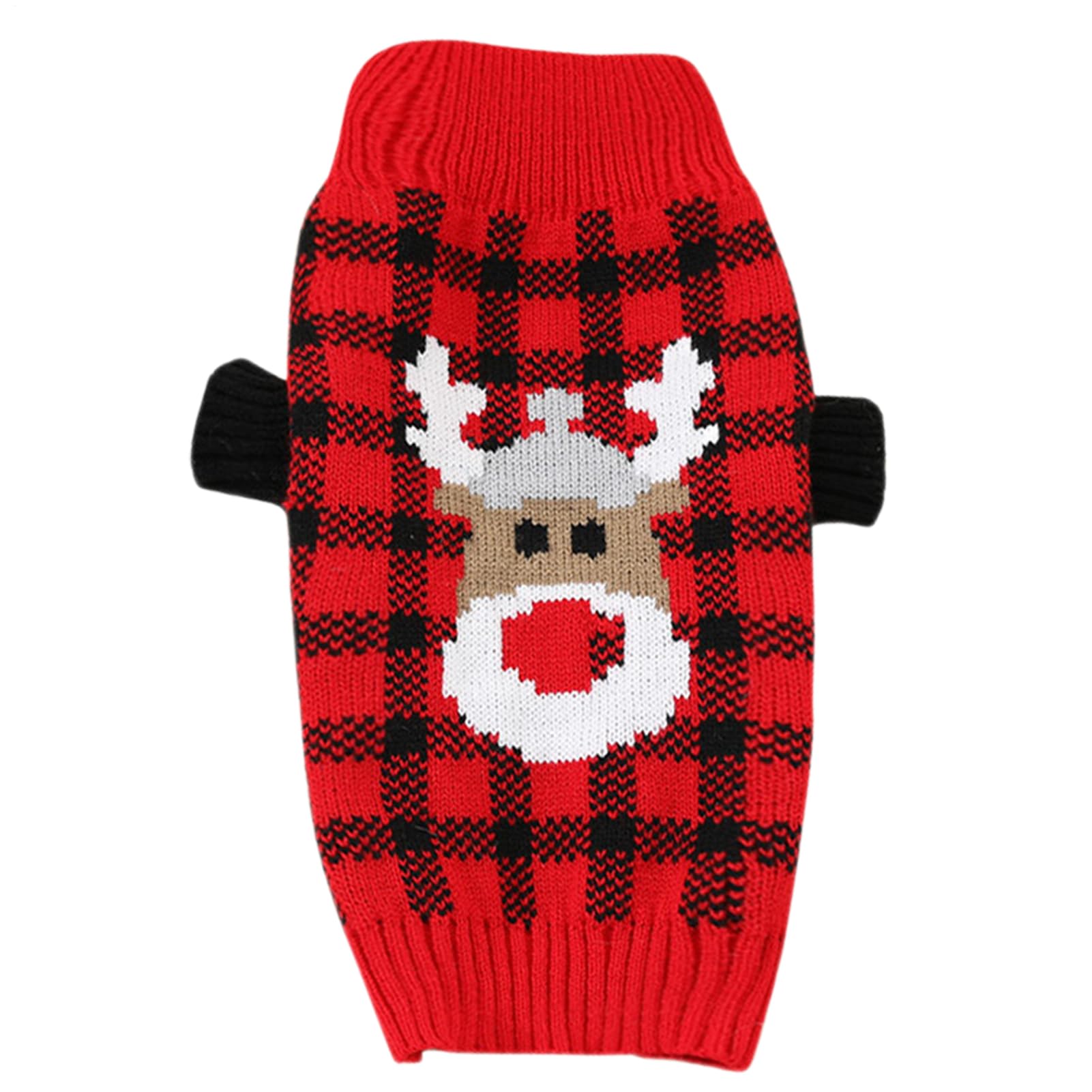 Pull de Noël pour chien tricoté avec bonhomme de neige - Vêtement chaud et respirant pour animal