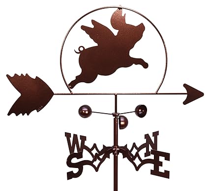 FLYING PIG Weathervane