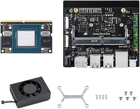 Waveshare Jetson Orin NX AI Development Kit for Embedded and Edge Systems, Bundle with 16GB Memory Jetson Orin NX Module