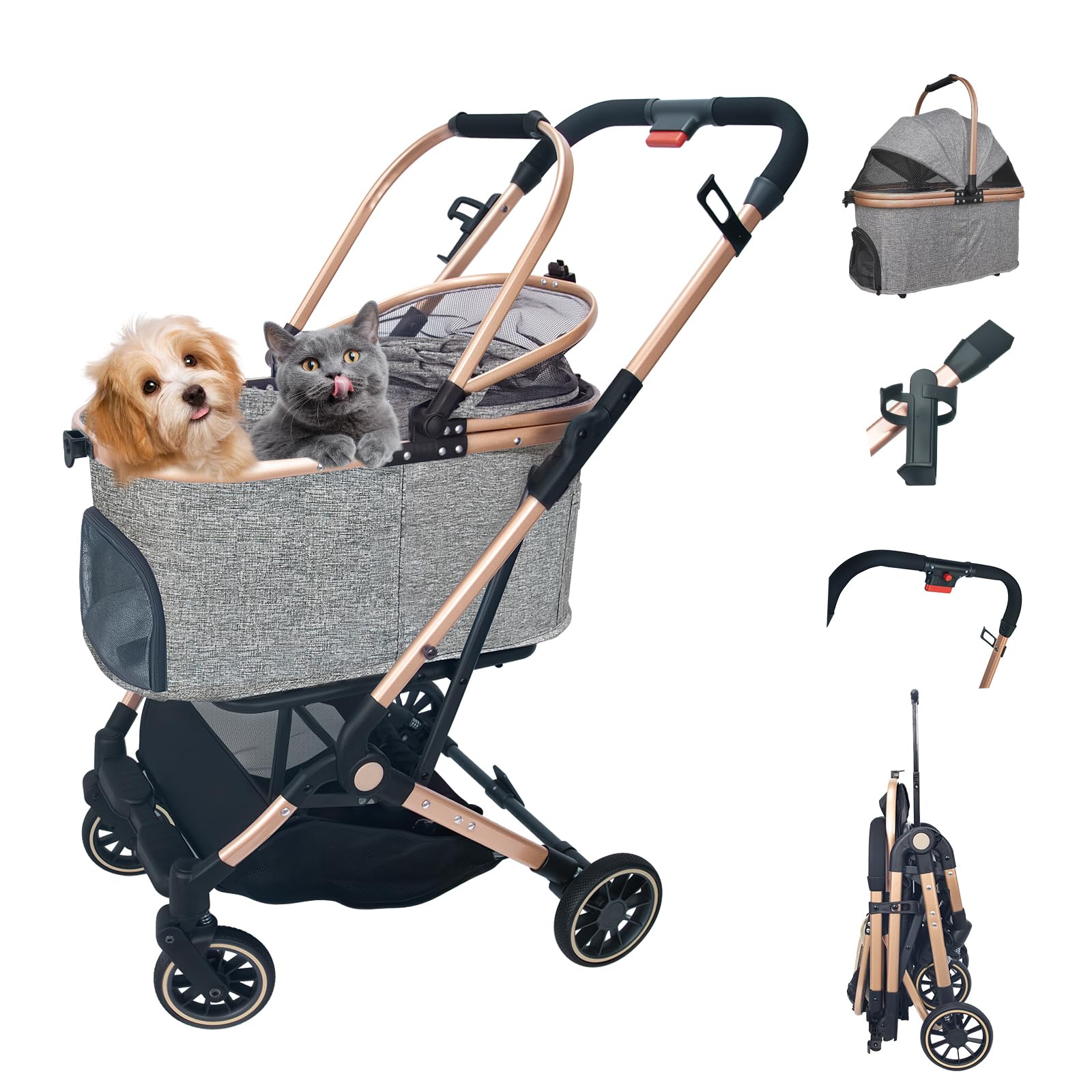 Amazon.co.jp: ペットカート分離型 軽量 猫 犬用 バギー いぬ用 4輪 Amazon.co.jp: ペットカート分離型 軽量 猫 犬用 バギー いぬ用 4輪