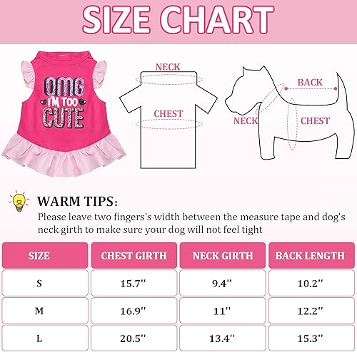 Miniatura 2 de Camisa de vestir para mascota, lindo vestido de verano para perro, vestido de princesa para cachorro, ropa de verano, falda para perro, camisa con