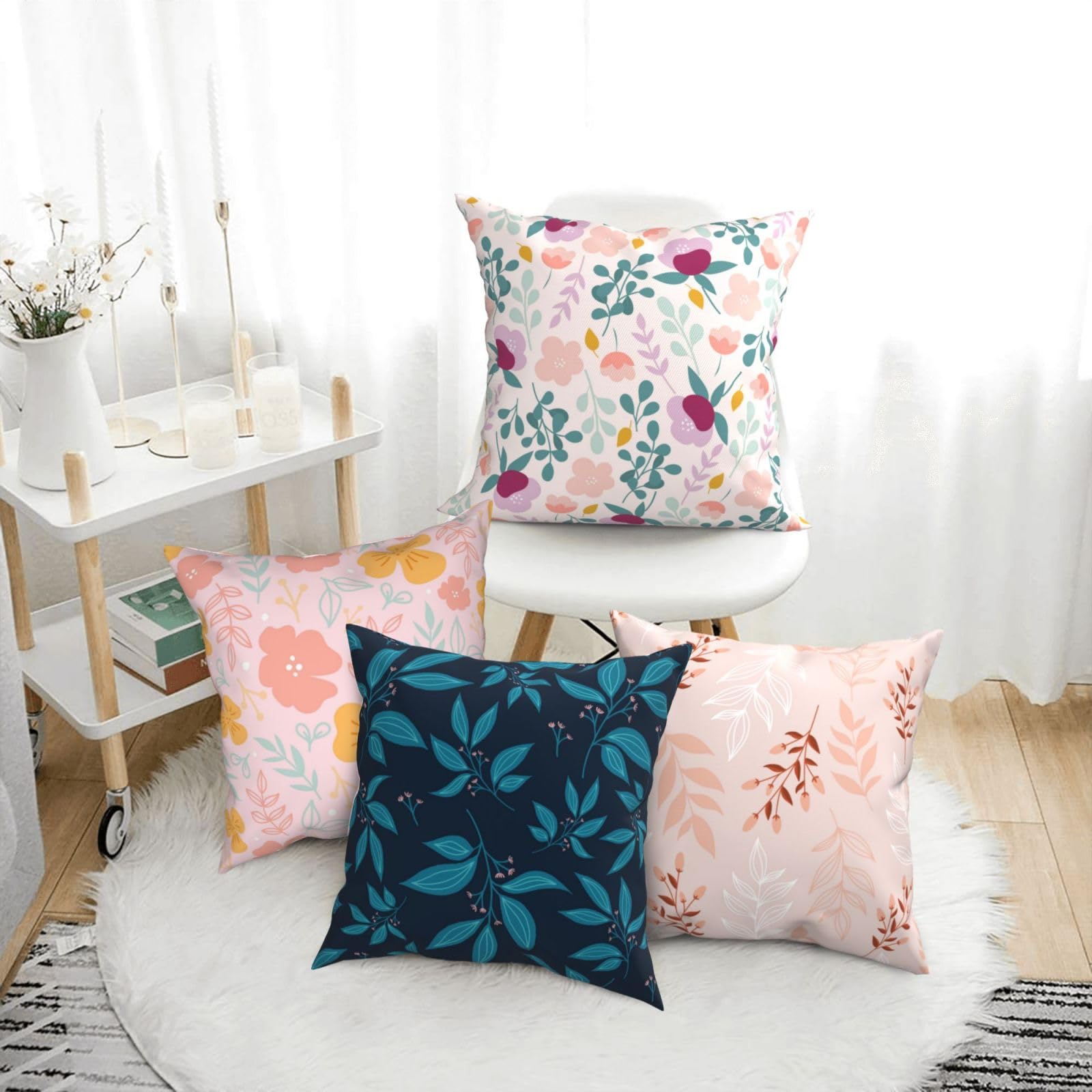 Housse Coussin 50x80 Velours Coussin Canape Lot de 2 Beige Taie Oreiller La Croix Coussins Canapé Exterieures Imperméable Rectangulaire Housse Oreiller, pour Salon Chambre Lit Jardin Canapé s-668