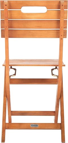 Miniatura 5 de SAFAVIEH Outdoor Collection Blison - Sillas plegables (2 unidades), color marrón natural