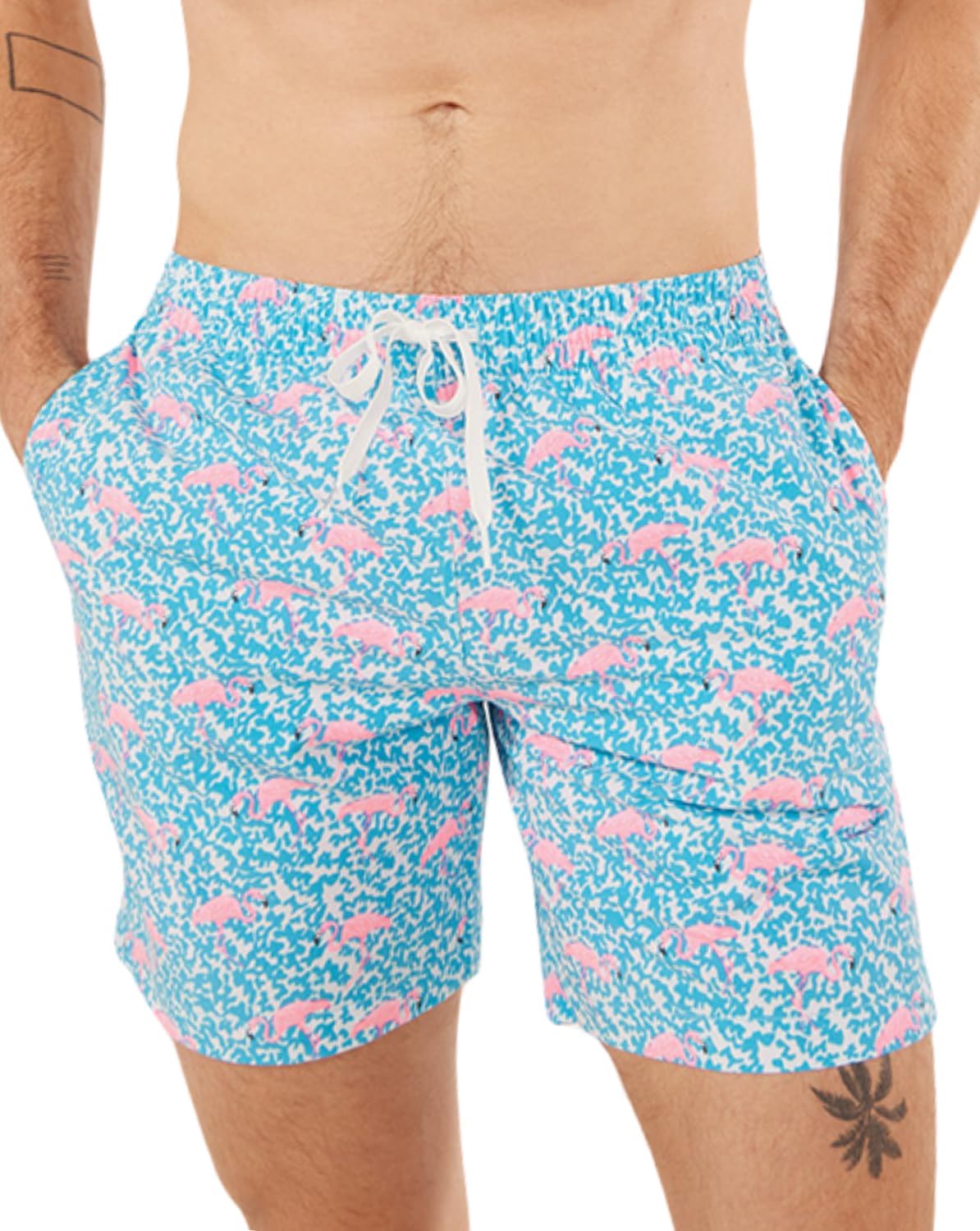 Chubbies Mens Swim Trunks – Mens Swim Shorts with 4-Way Stretch, 7” Beach Shorts with Elastic Waist, Mesh Lining, UPF 50+