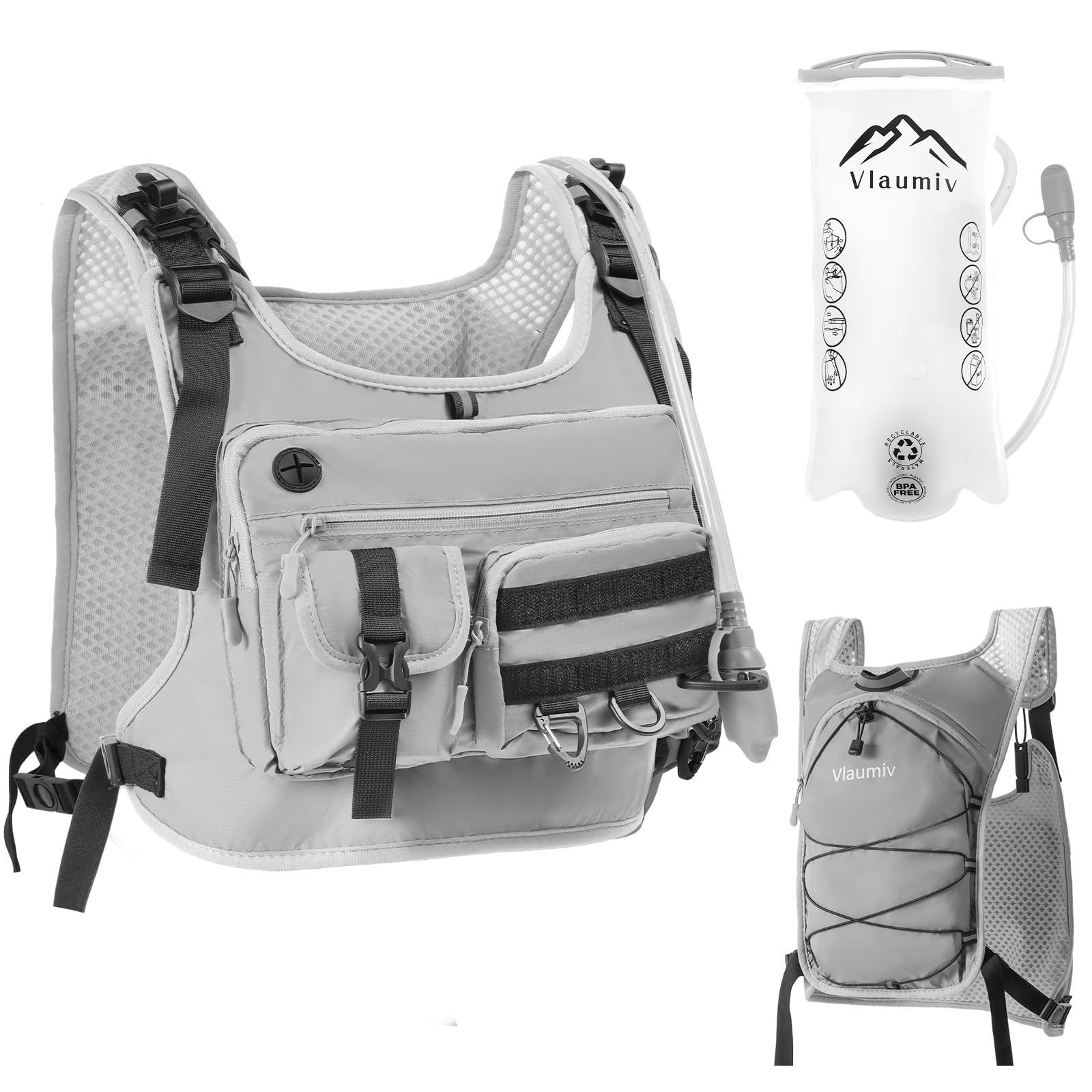 Photo 1 of Vlaumiv Hydration Backpack with 2L Water Bladder 