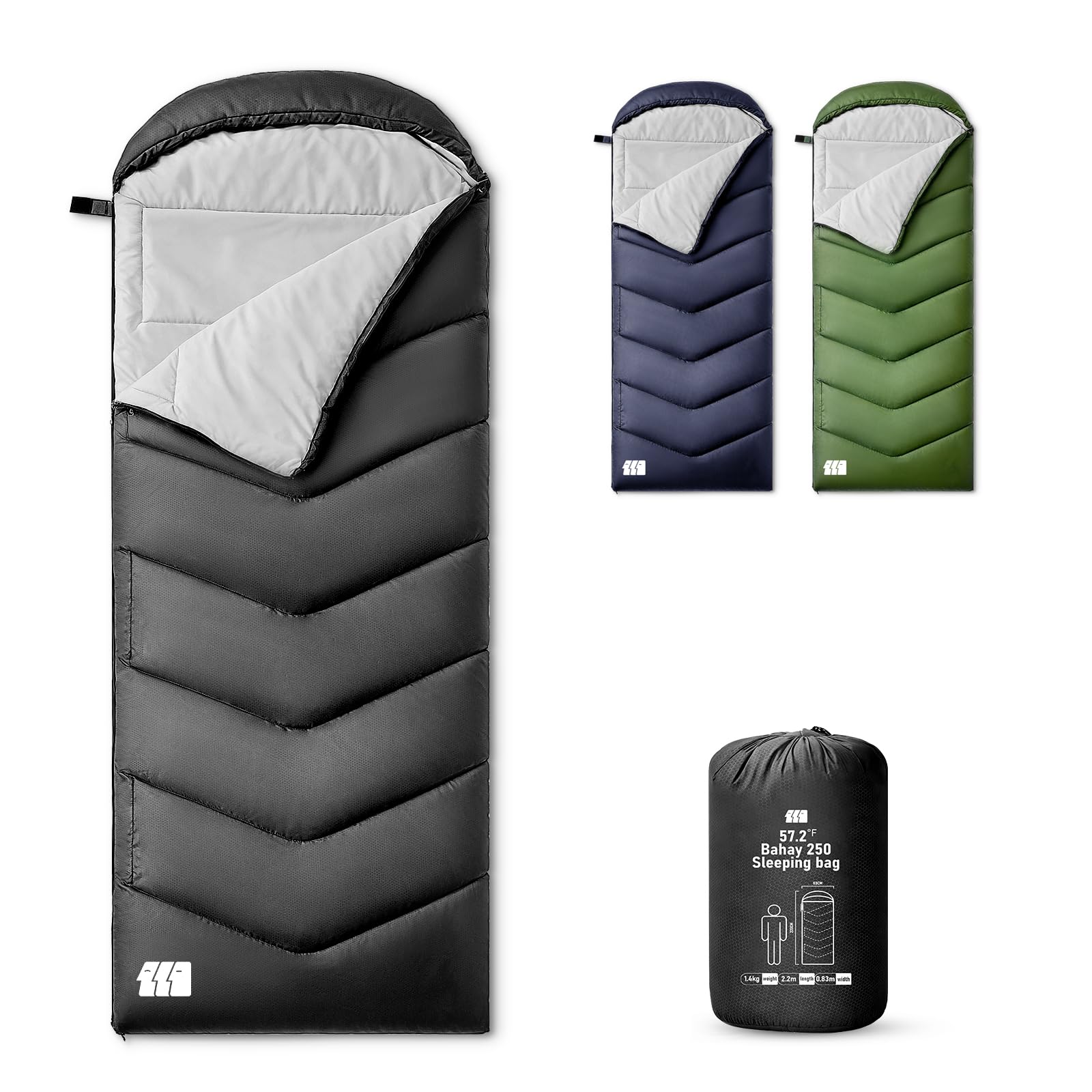 Sleeping Bags for Adults Cold Weather Warm Backpacking Camping Sleeping Bag for Tall Girls Boys Lightweight Compact Waterproof