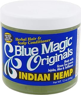 Blue Magic Originals Indian Hemp 12 Ounce Jar (354ml) (2 Pack)