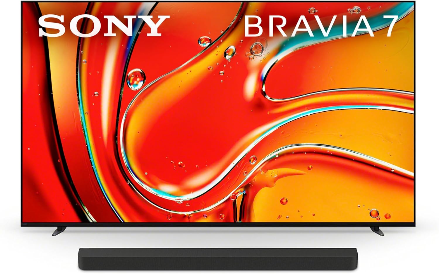 Sony 75 Inch Mini LED QLED 4K Ultra HD TV BRAVIA 7 Smart Google TV with Dolby Vision HDR and Exclusive Features for PlayStation®5 (K-75XR70), 2024 Model BRAVIA Theater Bar 8 Sound Bar