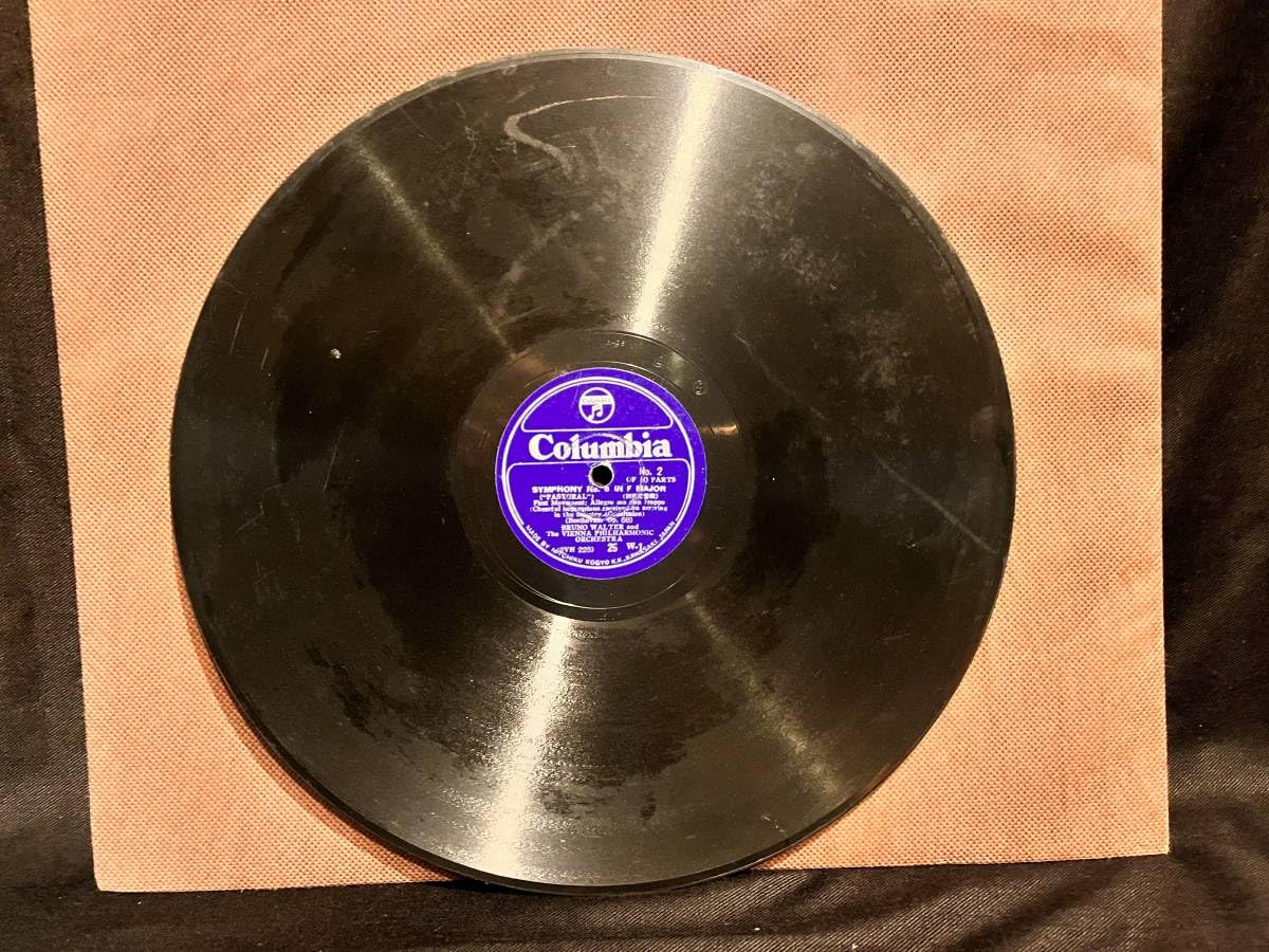 ベートーヴェン Columbia SYMPHONY No,2 SPレコード4枚組 ベートーヴェン Columbia SYMPHONY No,2 SPレコード4枚組