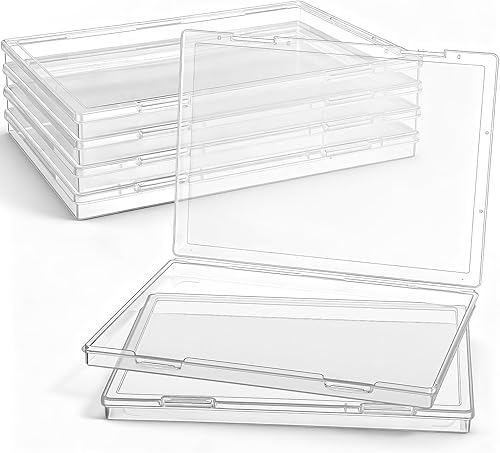 Miniatura 83 de 6 cajas de almacenamiento de cuentas transparentes de plástico para coleccionar objetos pequeños, cuentas, joyas, tarjetas de visita, piezas