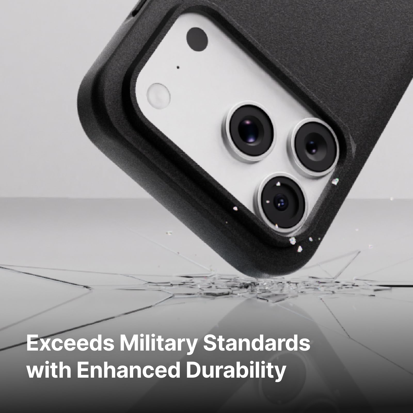 RhinoShield Coque SolidX avec MagSafe pour iPhone 18 Pro / 17 Pro avec Impact Protector Pro - Fixation magnétique renforcée, dépasse Les Normes Militaires, Absorption des Chocs - Bleu Ciel