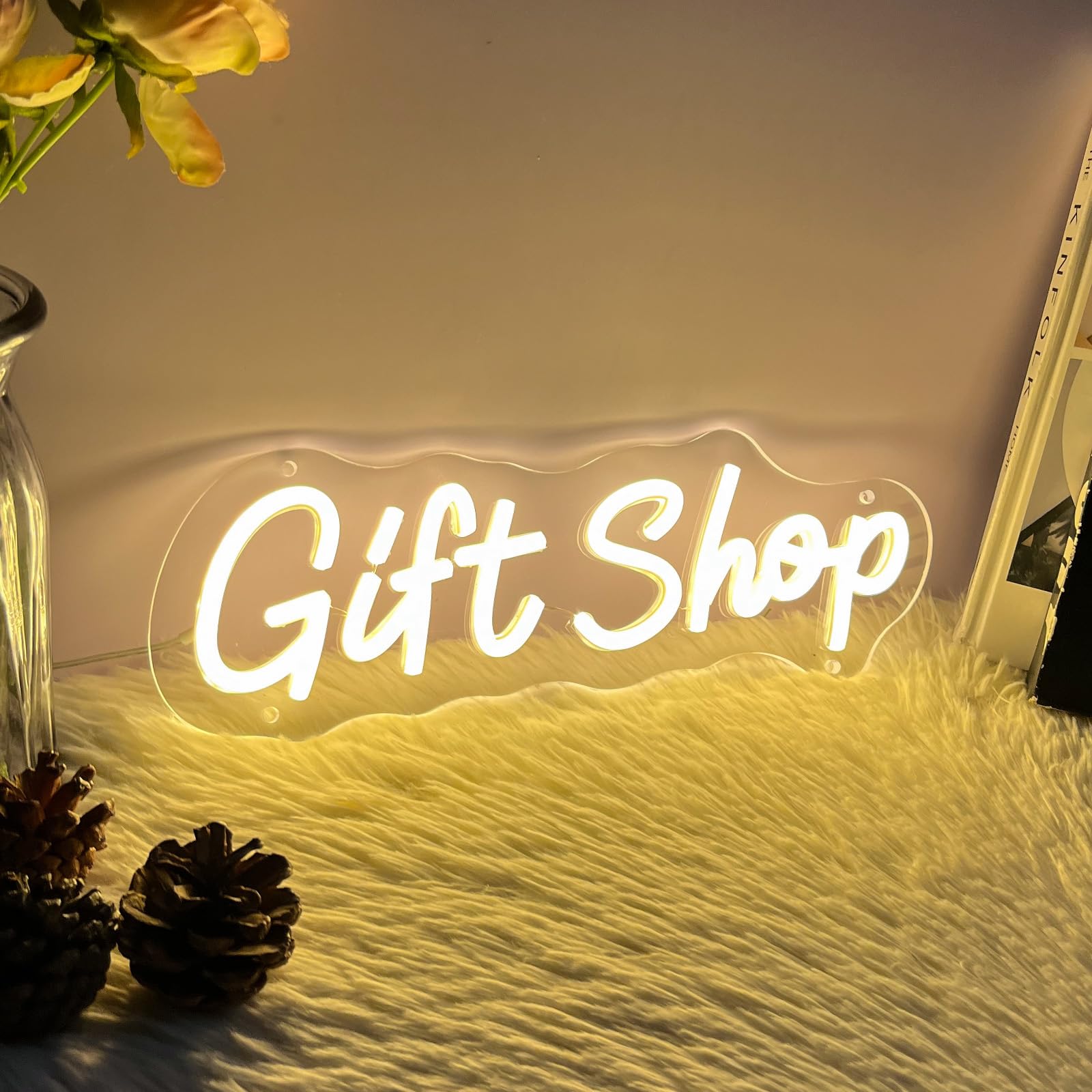Negozio di articoli da regalo Insegna al neon per decorazione da parete, personalizzata con luce al neon a LED, per compleanno, matrimonio, Natale, per feste, camera da letto, bar, casa, stanza