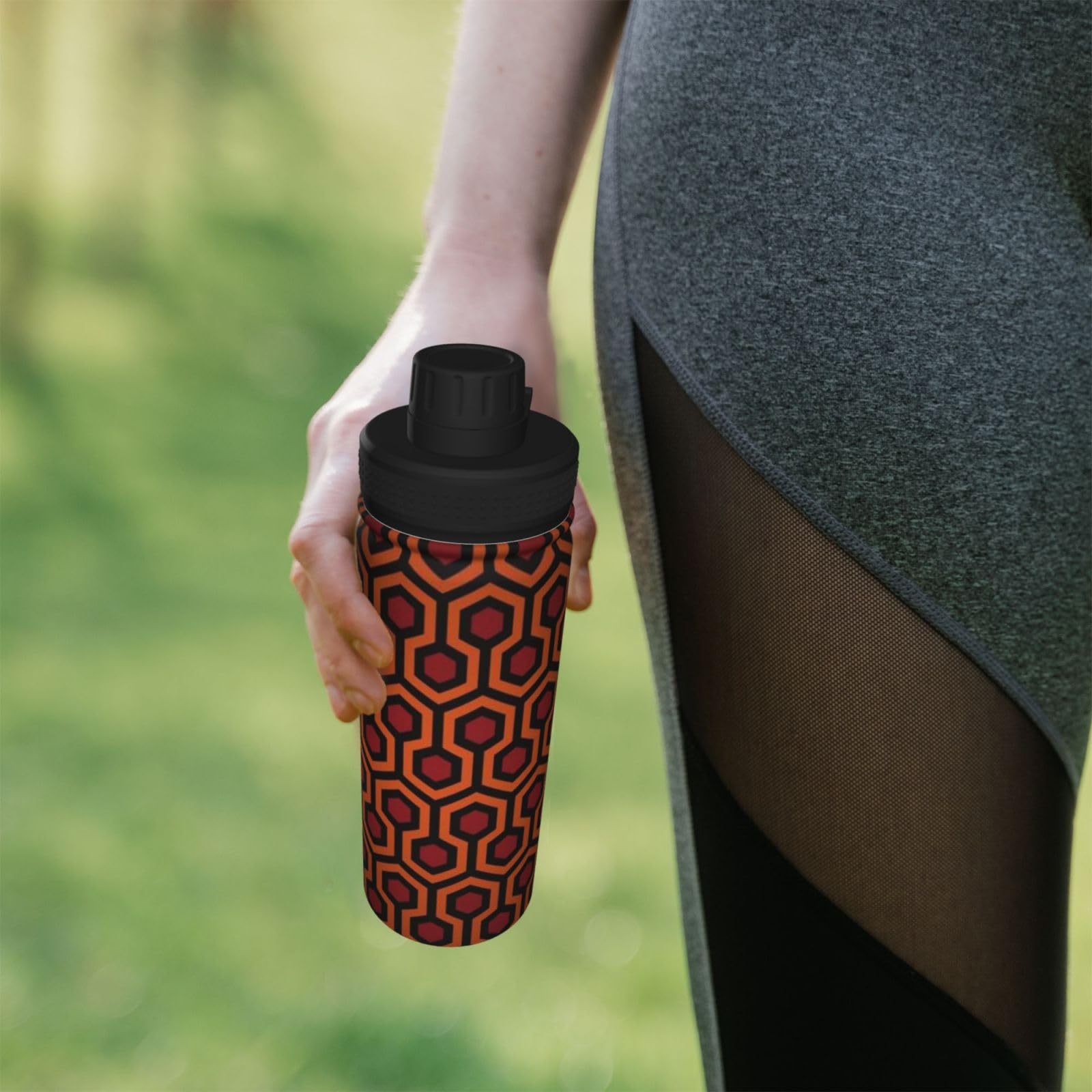 Lingge Wasserflasche aus Edelstahl, isolierte Flaschen, 530 ml, Sport-Wasserflaschen für Männer und Frauen