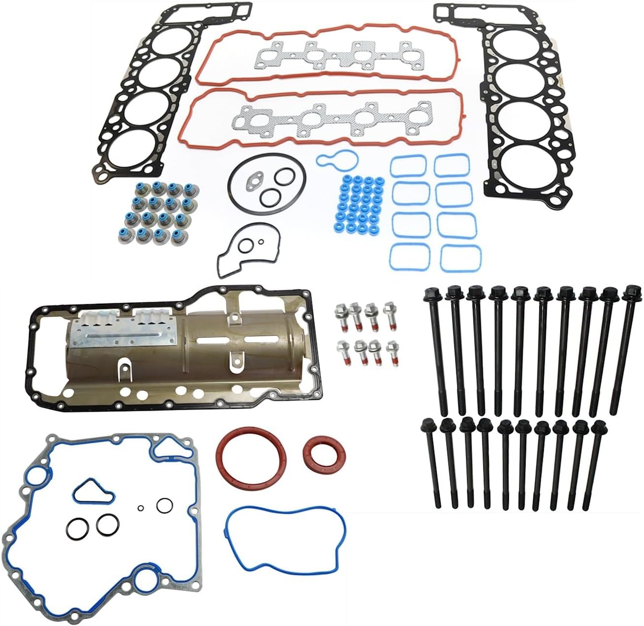 Interchange Cylinder Head Gasket Kit fits 4.7L SOHC V8 Applications (Chrysler/Dodge/Jeep/Ram) VIN P/Selected Models