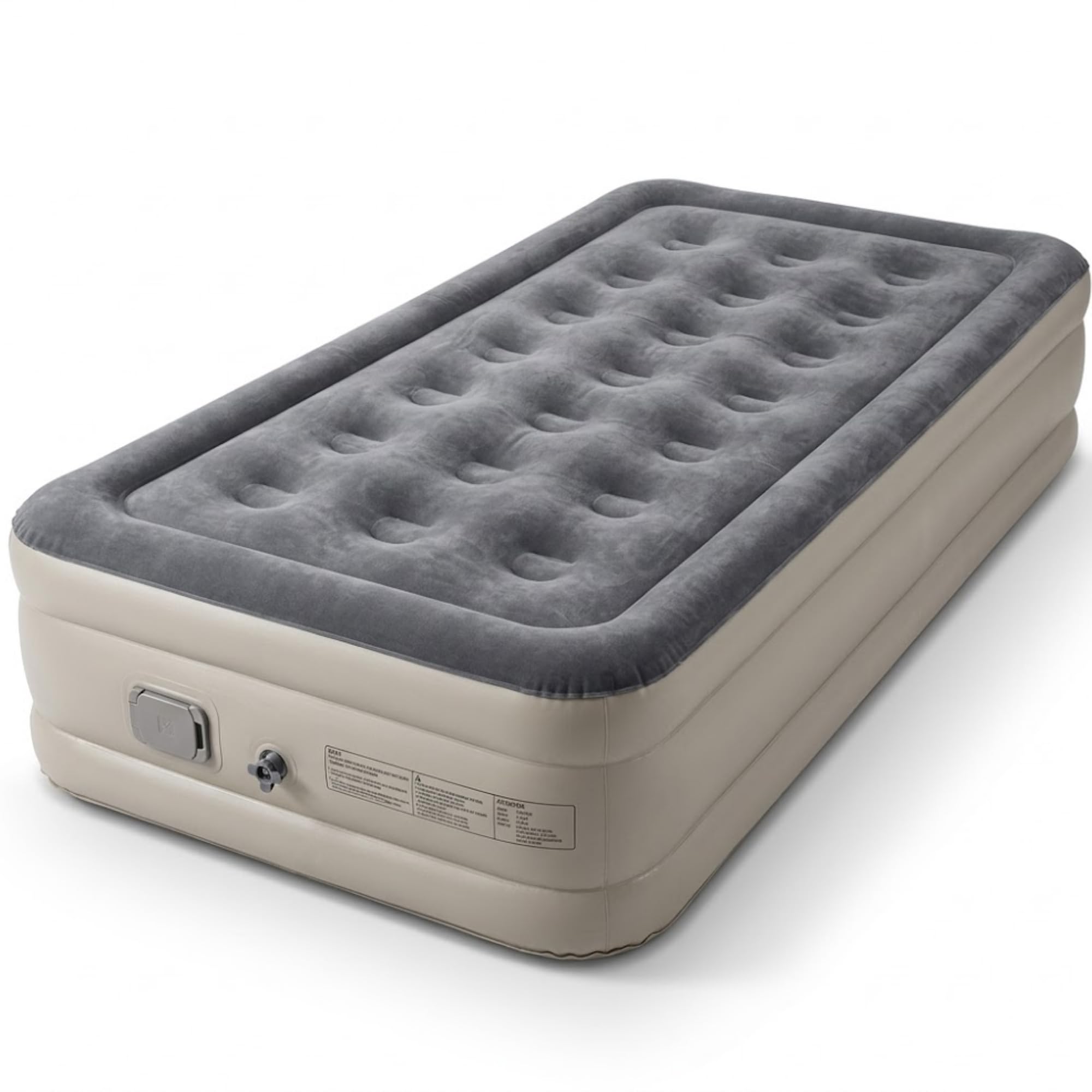 Drumstone ( 3 Years Warranty Portable Inflatable Air Mattress with Rechargeable Built-in Pump, Self Inflating Blow Up Bed, Comfortable Noise Reduction Surface for Home Camping Travel Guest Use-picture-18