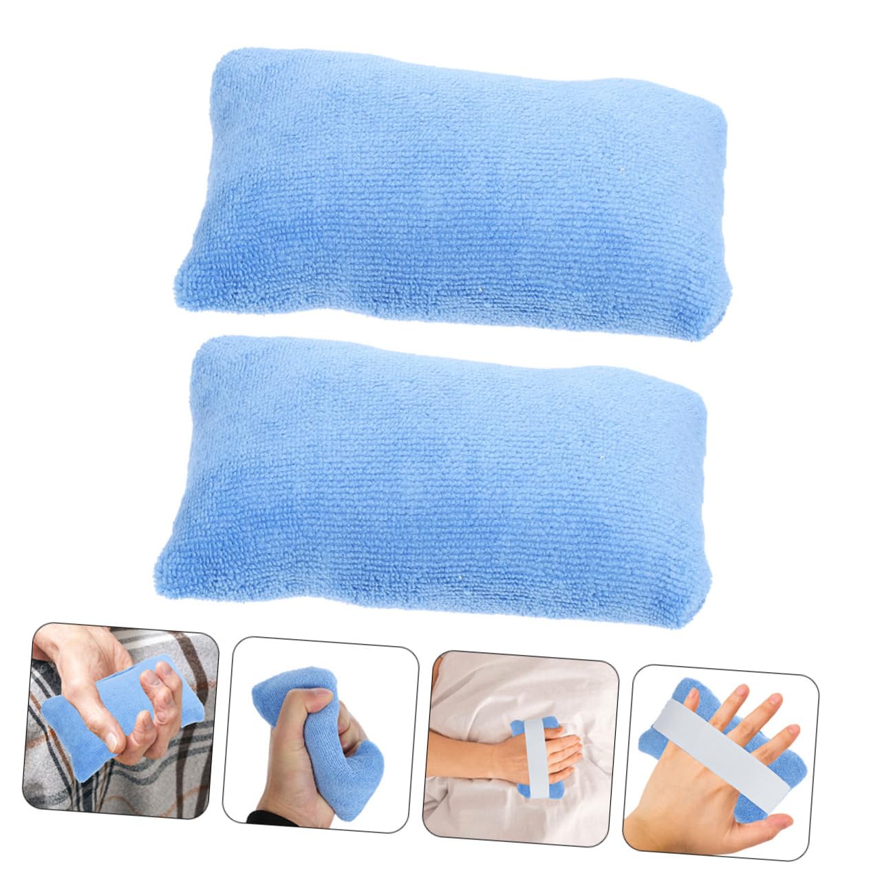 minkissy 3 Juegos Almohadilla De Agarre Separador De Ayuda Para Los Dedos Férula Para La Reposo Toe Separator Cojines Para Contracturas En Los Dedos Estera Del Dedo 2 Piezas * 3