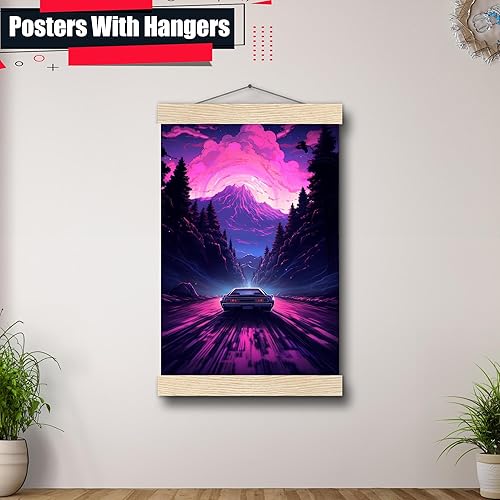 Miniatura 5 de Unique Synthwave Style Retro Art, 80s style art, framed poster print, guest room art, cool living room art, Home Decoration, Wall Art