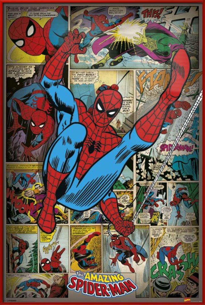スパイダーマン　ビジュアルアートポスター スパイダーマン P | Wall Art