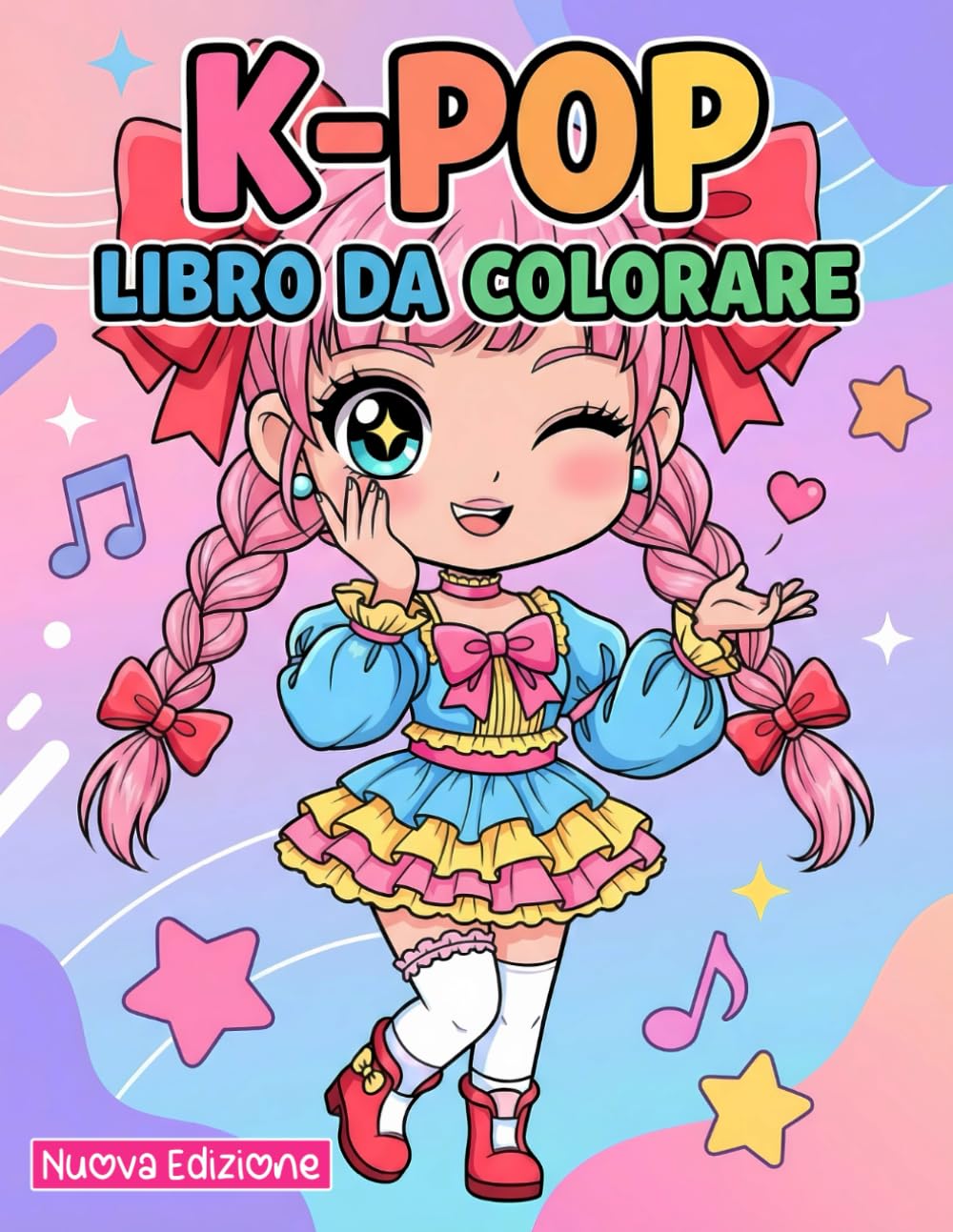 Libro Da Colorare K-POP: Oltre 60 Disegni Divertenti e Splendidi per Bambini, Ragazzi e Adulti