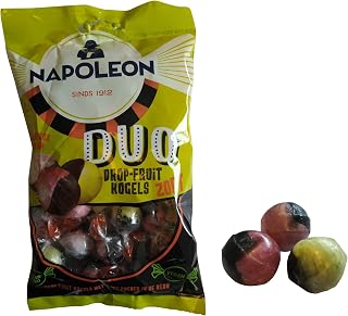 Napoleon Candy | Napoleon Licorice & Fruit | Dutch liquorice | Dutch Licorice Candy | Bag of 6.17 Ounce| Imported from Holland