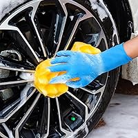 Vista 7 de Schneider - Guantes de examen de nitrilo, puño extendido de 12 pulgadas, tamaño XL, caja de 50 unidades, 4 mil, guantes desechables sin látex, sin