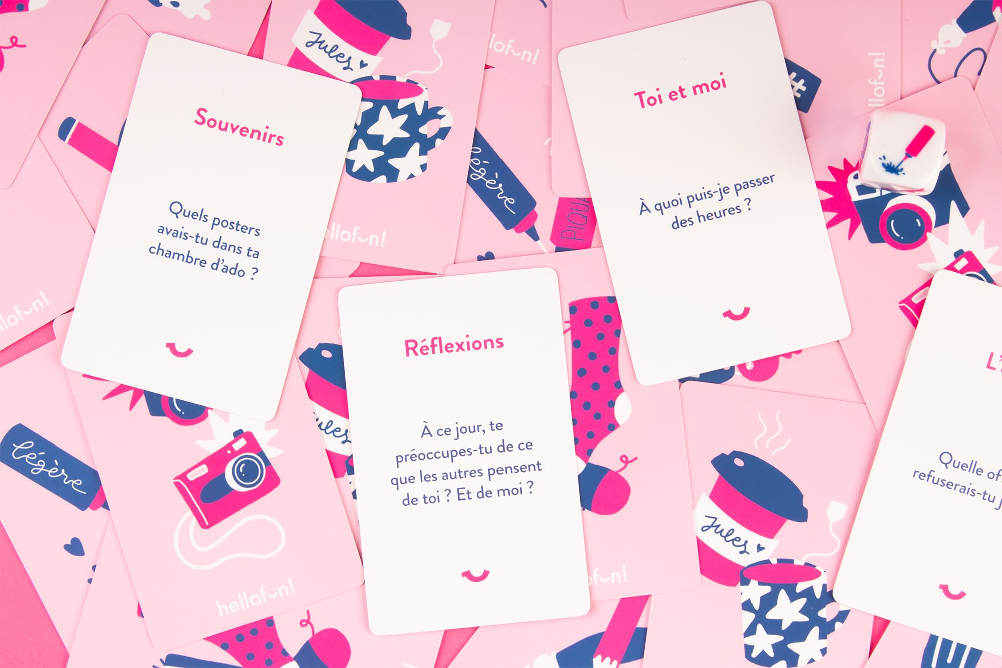Hellofun! Gioco Di Famiglia The Blah Blah Box: 200 Domande Creative Per Bambini E Party, Multicolore, 603143 - 6