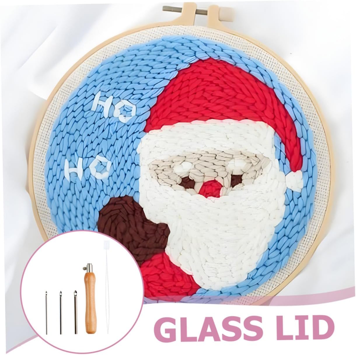 Wood Handle Punch Needles Set for DIY Embroidery Felting