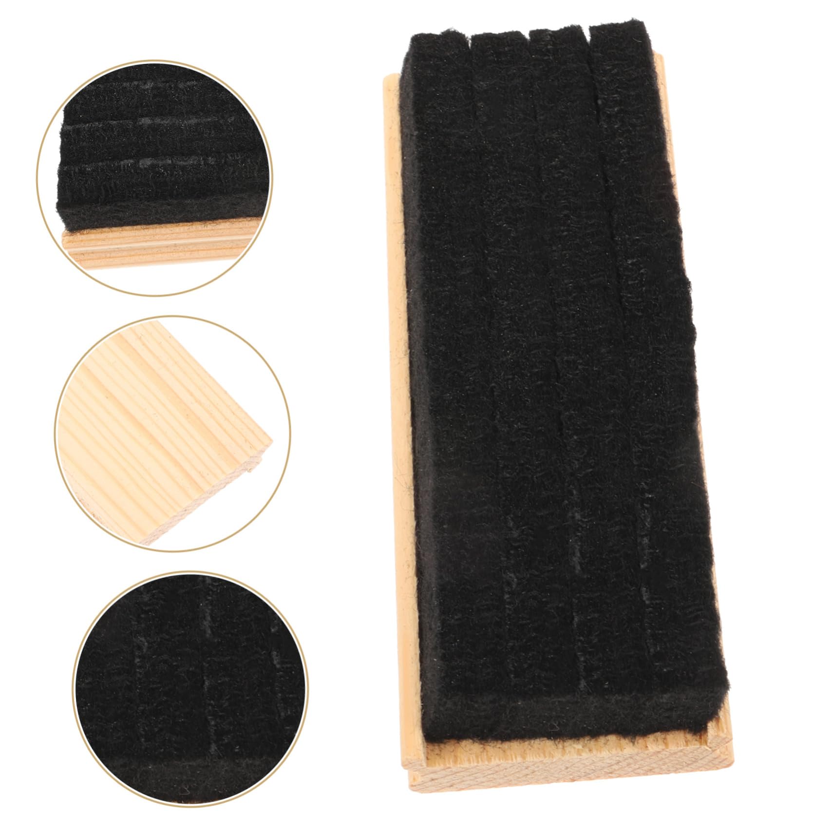 3 Sätze Radiergummi Abwaschbare Marker Schwarze Kreidetafel Whiteboard-marker Miniatur-kreideradierer Tafelaufkleber Kreidestift Trockener Tafelwischer Tafeln Wollfilz 5 Stücke * 3