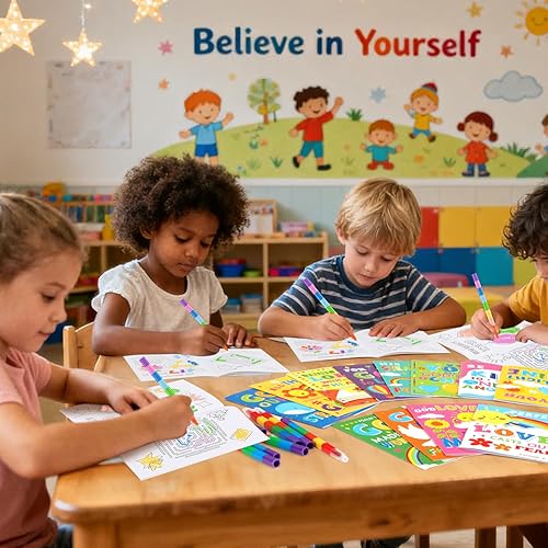 Vista 152 de BenLouis 24 piezas de libros cristianos para colorear para niños, versículos de la Biblia, recuerdos de fiesta religiosa, pequeños libros