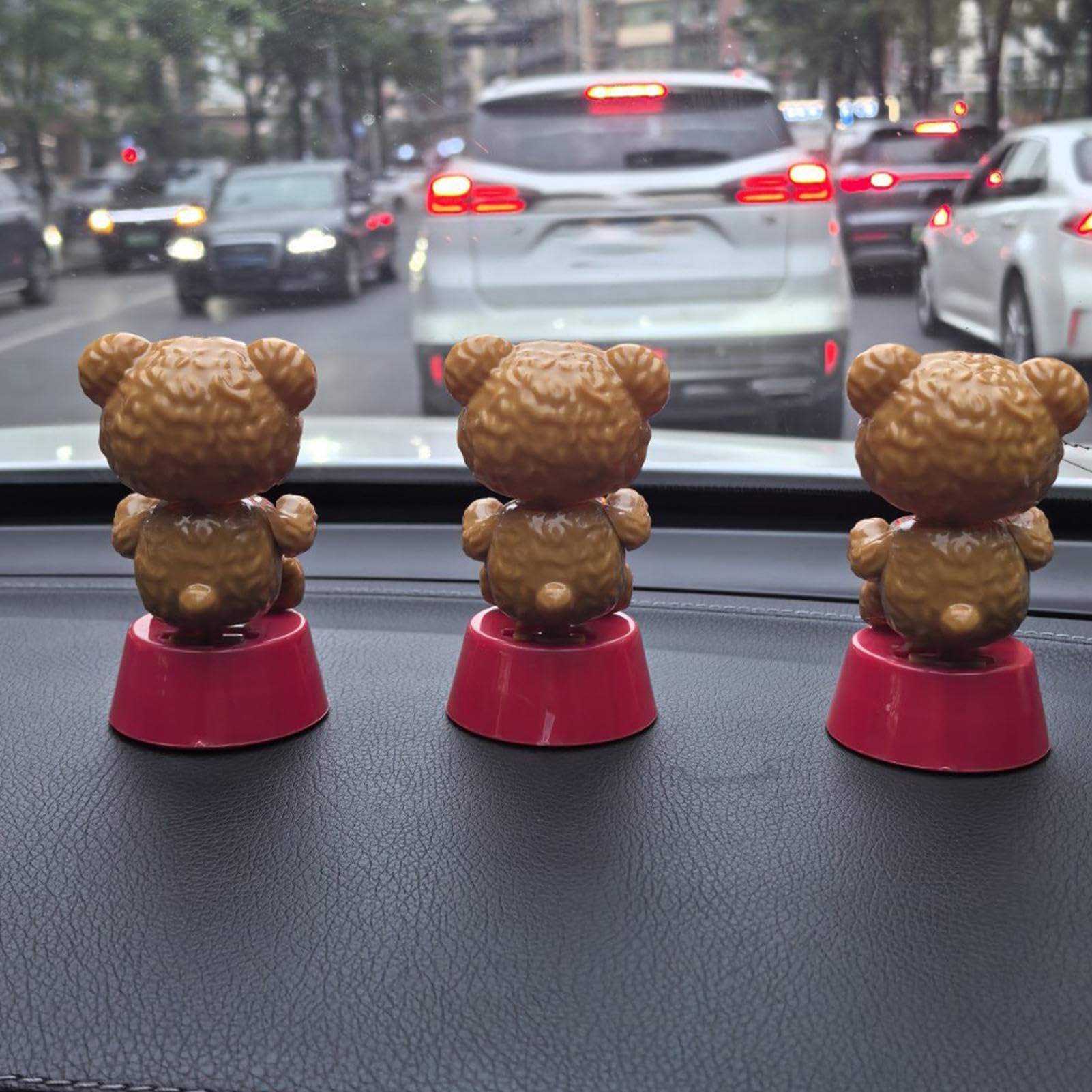 Solar-Auto-Dekofigur - Wippender Dashboard-Schmuck Für Mehr Fahrspaß | Wetterfest & Universell