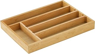 Zassenhaus 50325 pudełko na sztućce, 39 x 29 x 4,5 cm, jasne drewno kauczukowe