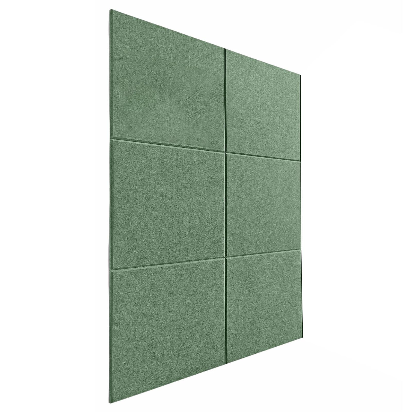 BESTORI Large Cork Board for Wall 36“ x 24", 6 Pack Bulletin Board Alternative Felt Wall Tiles with Removable Adhesive Tabs for Home Office Decor Green