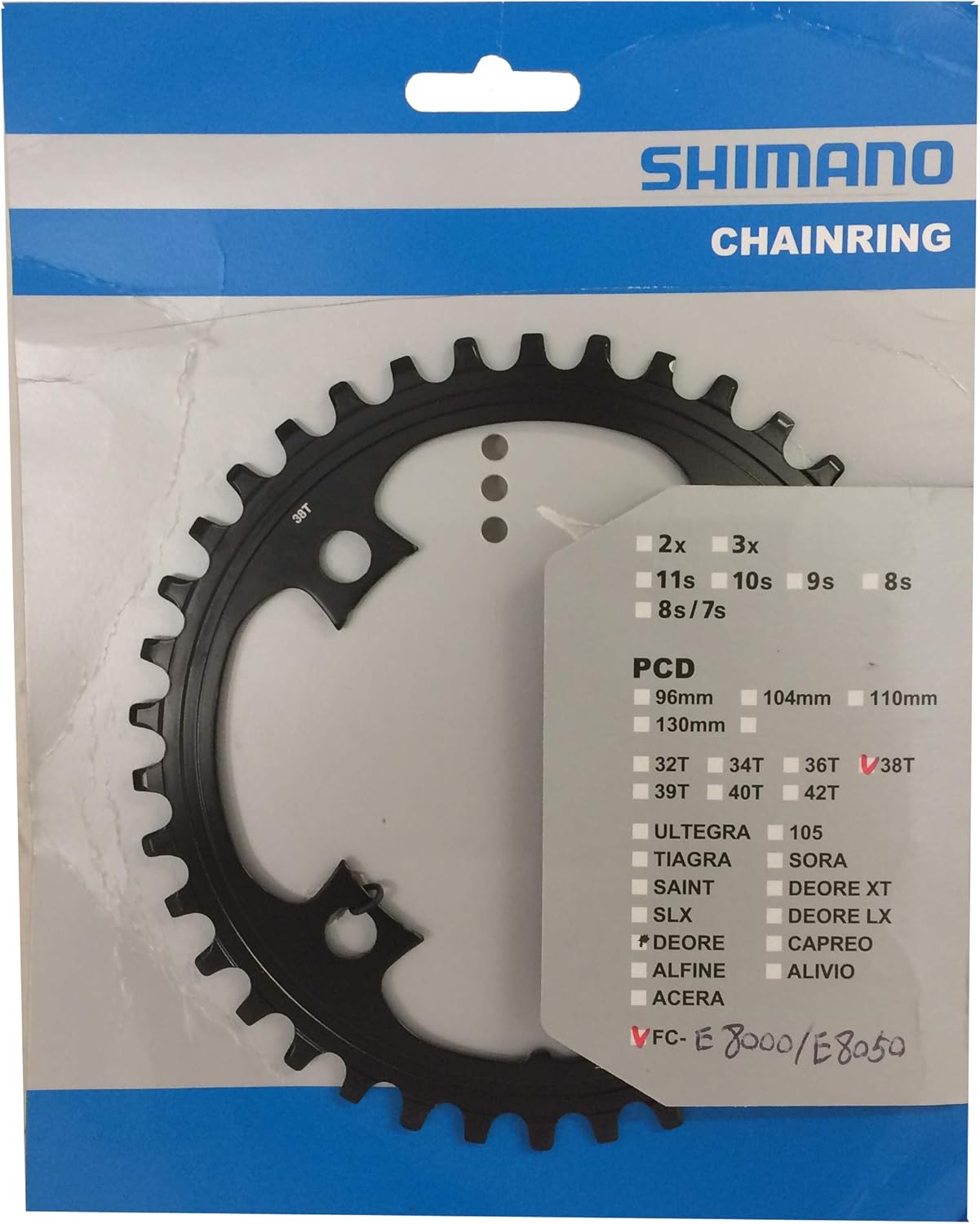 SM-CRE80 12-Speed 36T Superboost Chainring Chainline