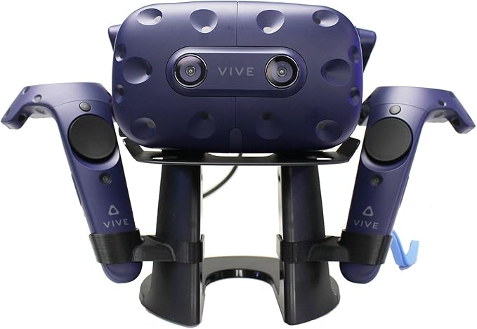 AMVR VR Stand,VR Headset Display Holder for HTC Vive Headset or HTC Vive Pro Headset and Controllers