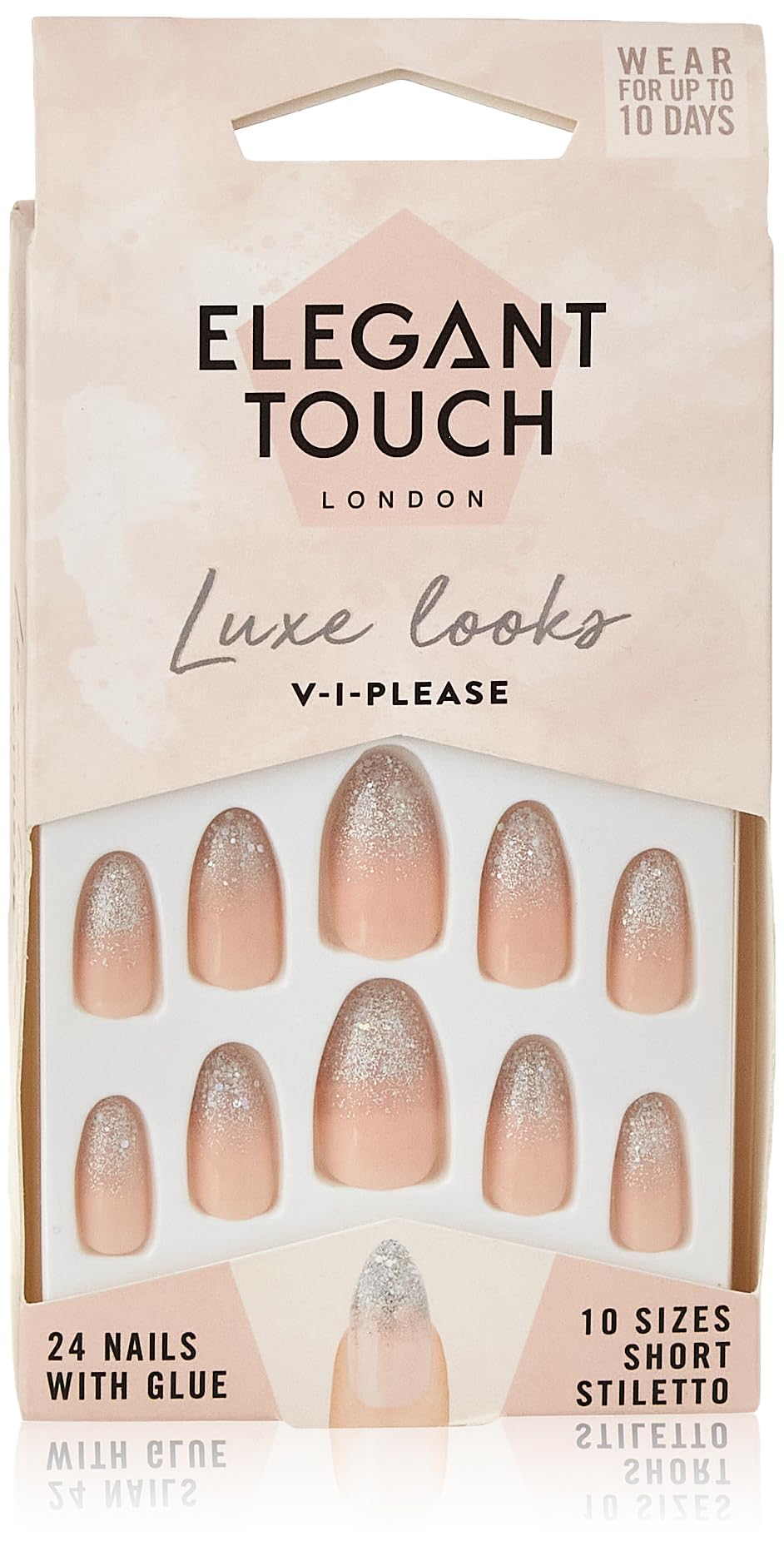 Elegant Touch et Luxes Looks V-I-Please (Short Stiletto) Elegant Touch 21 g