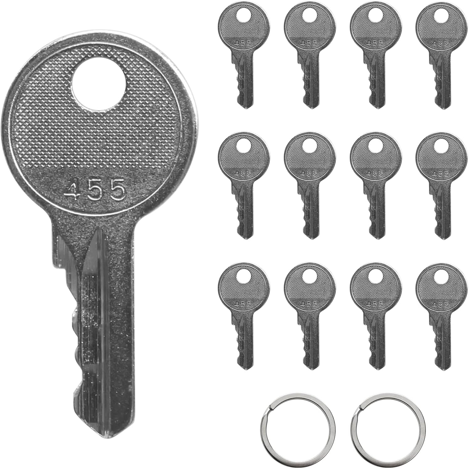 12-Pack 455 Ignition Keys fit Genie & Skyjack Lifts