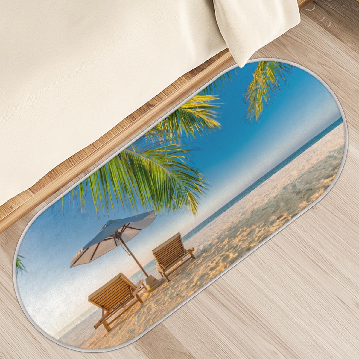 Tapis de plage tropical antidérapant pour illuminer votre chambre et salon