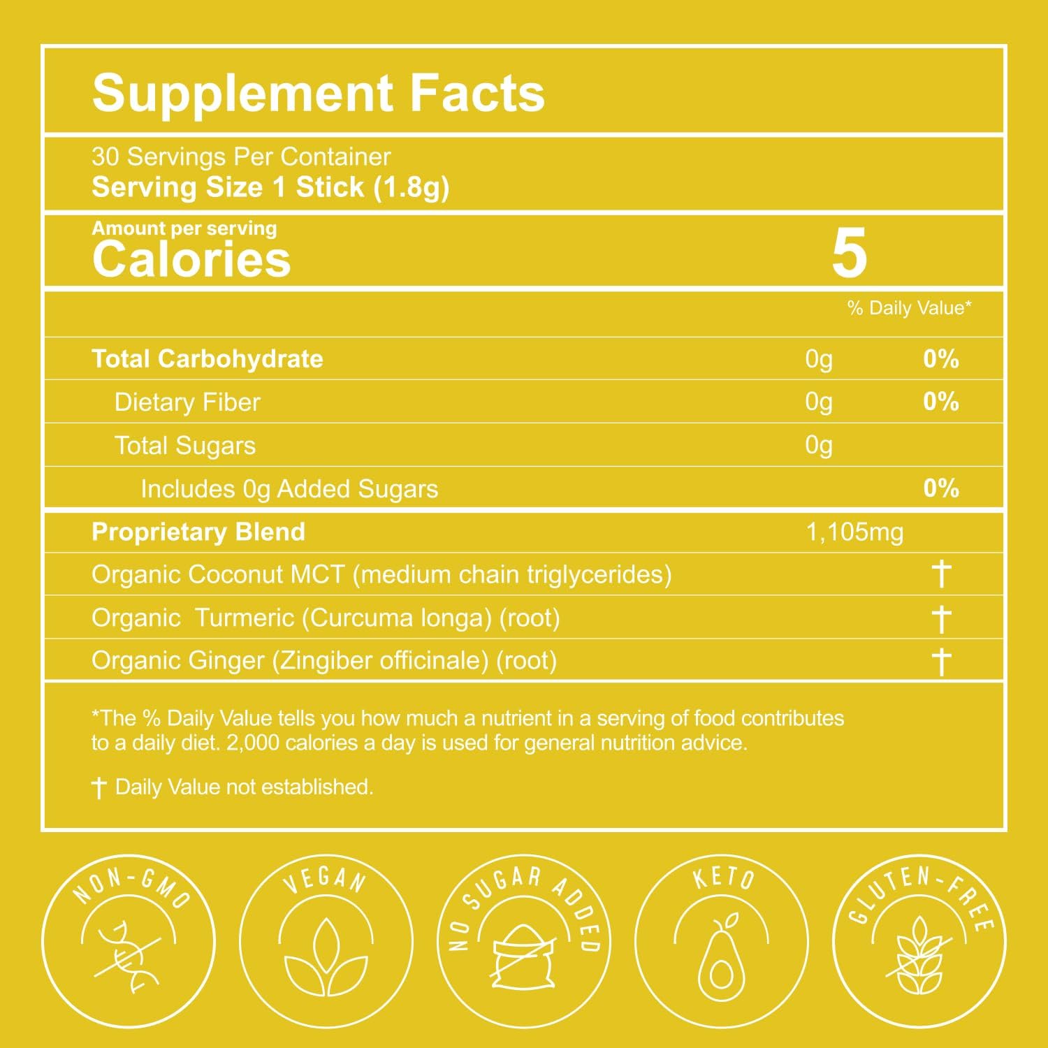 FlavCity Immunity Tea Powder - Ginger, Turmeric, & Lemon Herbal Tea for Immune Support - Non GMO & Sugar Free (30 Stick Packs)