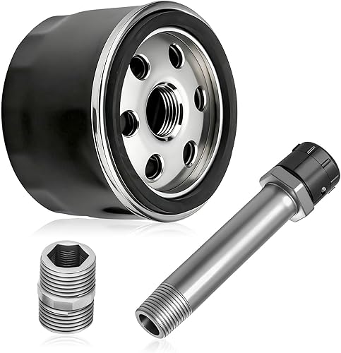 MIU13767B Kit de conversión de cambio fácil (filtro de aceite AM125424 y tapón de drenaje AM131611 y adaptador MIU13767) para John Dee-re tractor de