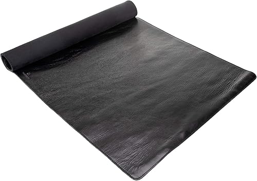 Vista 23 de Venito Tapete de escritorio de cuero prémium (36 x 19 pulgadas), tapete grande para mouse para accesorios de oficina en casa (marrón antiguo)