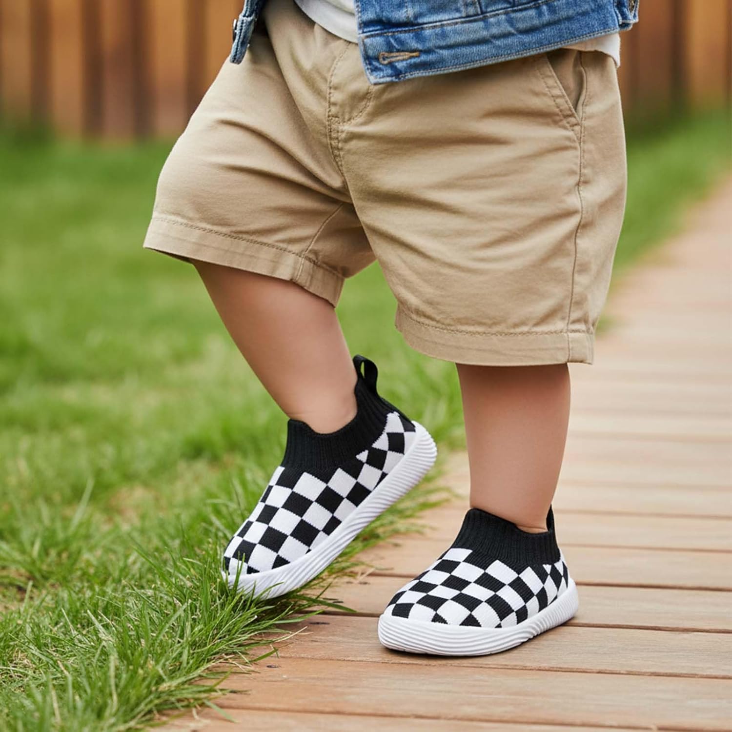 MORENDL Baby Toddler Walking Socks Non-Slip Breathable Unisex Casual Sneakers - Image 2
