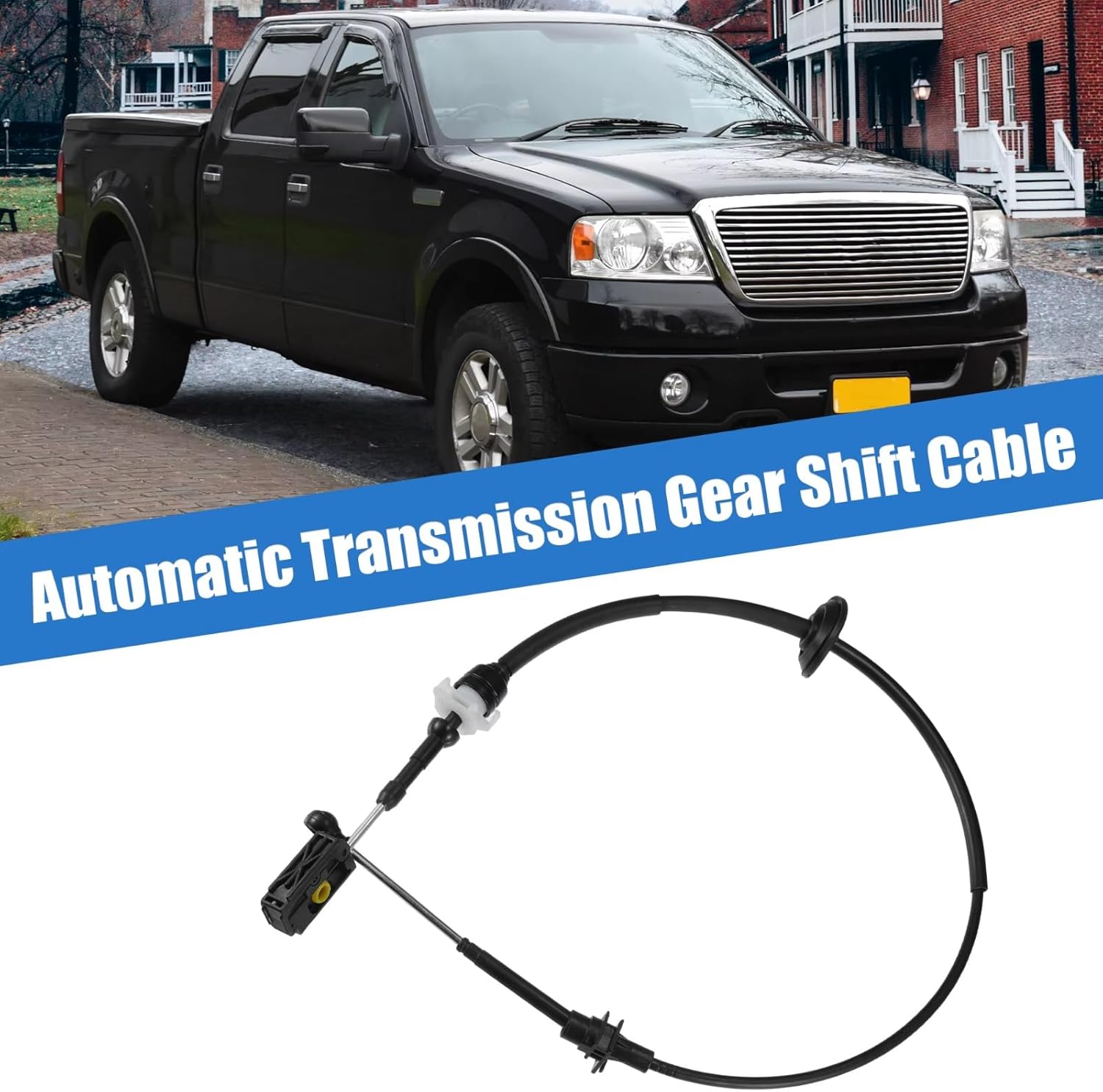 Trans Gear Shift Cable Compatible With Lincoln For Mark LT 2005 2006 2007 2008 4.6L 5.4L V8 Car Repair Replacement Automatic Transmission Gear Shift Cable