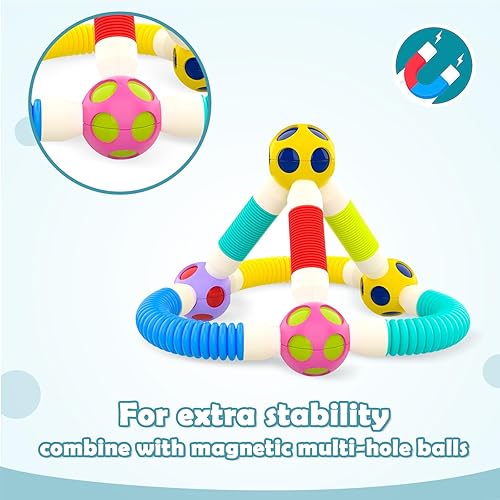 Miniatura 7 de nicknack Bloques magnéticos 2 en 1, juguetes de construcción para niños, juguetes para niños pequeños de 3, 4 y 5 años, juguetes educativos