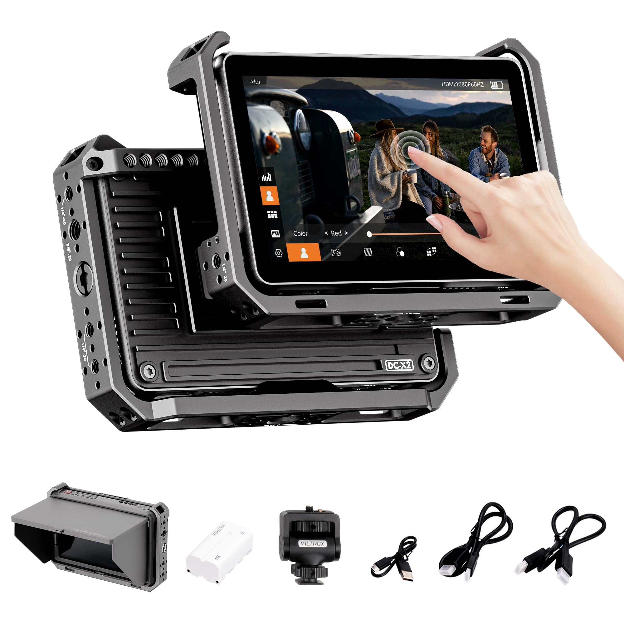 Amazon | VILTROX DC-X2 6インチカメラフィールドモニターキット