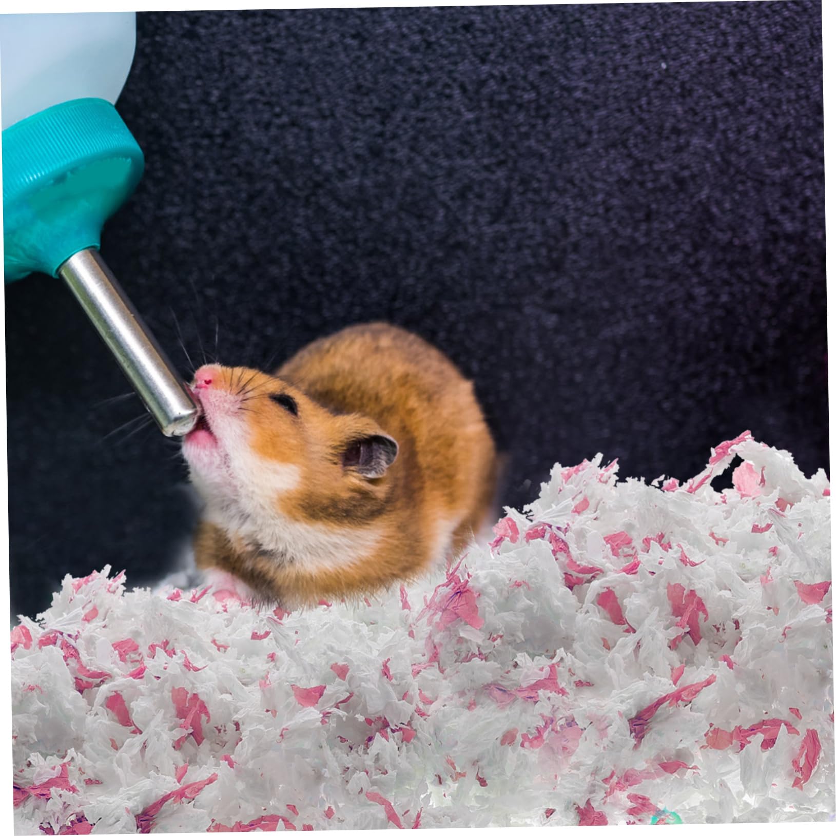 ibasenice Papierstreu für Hamster und Kleine Nagetiere Staubarm Saugfähig 1 Beutel für Käfige Hält das Gehege Sauber und Frisch